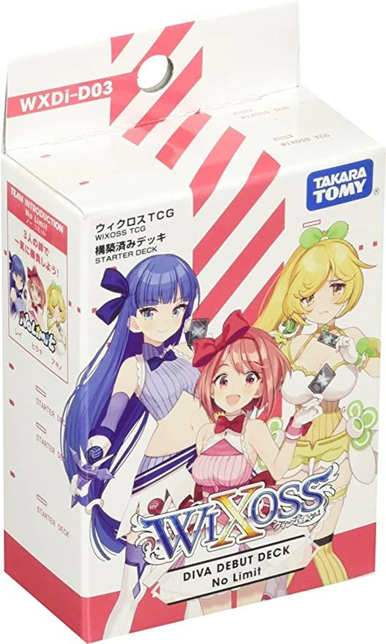 WIXOSS TCG Booster Box- WXDI-D03 - Pre-Built Deck DIVA DEBUT DECK NO LIMIT 3 WIXOSS TCG Booster Box- WXDI-D03 - Pre-Built Deck DIVA DEBUT DECK NO LIMIT