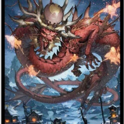 Ensky Magic: The Gathering Card Sleeve Kamigawa: Neon Dynasty 'Atsushi, The Blazing Sun' MTGS-210