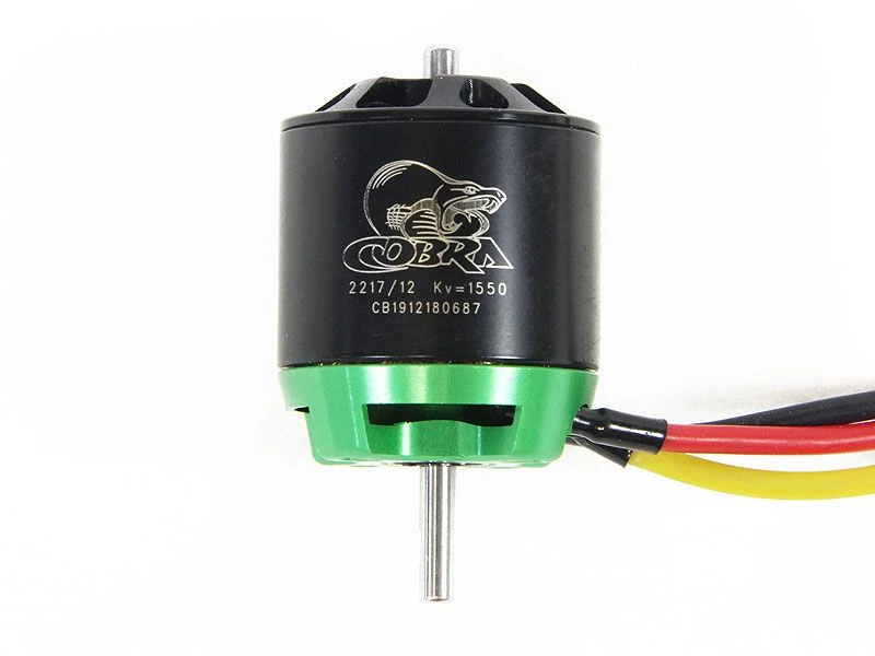 Cobra C-2217/12 Brushless Motor, Kv=1550 3 Cobra C-2217/12 Brushless Motor, Kv=1550