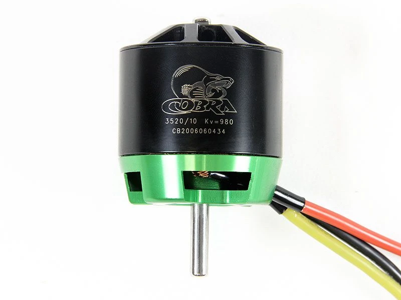Cobra C-3520/10 Brushless Motor, Kv=980 3 Cobra C-3520/10 Brushless Motor, Kv=980