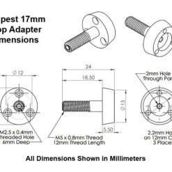 Tempest 1708-1270Kv Brushless Motor -Bandai shop tem 17mm bpa dims 1 1 1 1