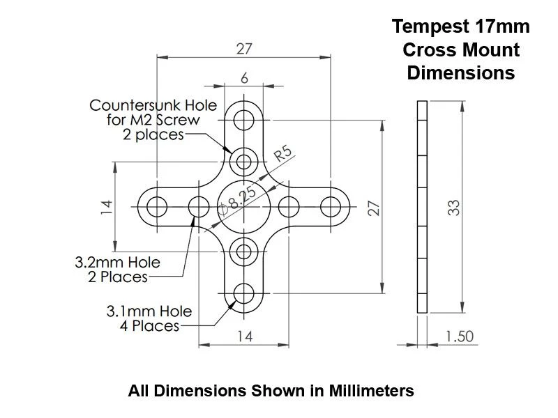 Tempest 1706-2370Kv Brushless Motor 9 Tempest 1706-2370Kv Brushless Motor - Image 7