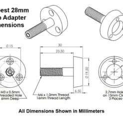 Tempest 2808-1360Kv Brushless Motor -Bandai shop tem 28mm bpa dims 1 1 1